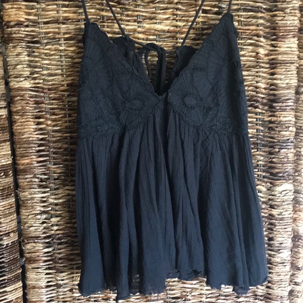 Free People spaghetti strap blouse